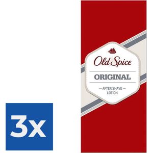Old Spice Aftershave - 100 ml - Aftershave Lotion - Voordeelverpakking 3 stuks