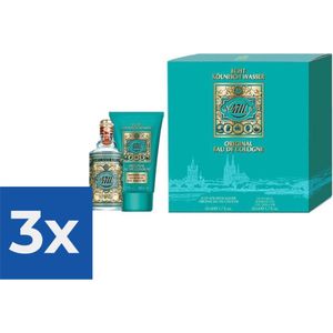 Mäurer & Wirtz - Unisex - 4711 Geschenkset - Eau de Cologne 50 ml & Douchegel 50 ml - Voordeelverpakking 3 stuks