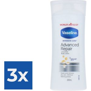 Vaseline - Advanced Repair - Bodylotion - 200ML - Voordeelverpakking 3 stuks