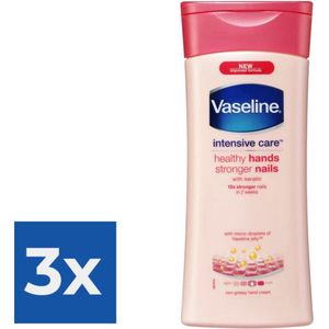 Vaseline Handcreme - Healthy hands & stronger nails 200ml - Voordeelverpakking 3 stuks