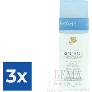 Lancôme Bocage Deodorant Deoroller - 50 ml - Voordeelverpakking 3 stuks