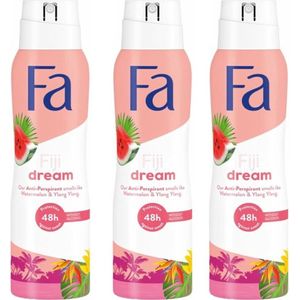 Fa Deospray  Fiji Dream 150 ml - Voordeelverpakking 3 stuks