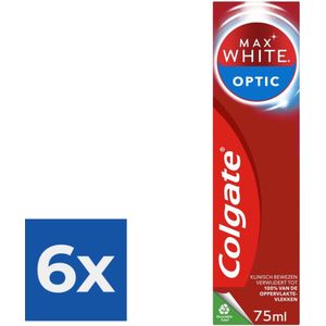 Colgate Tandpasta Max White One Optic 75 ml - Voordeelverpakking 6 stuks