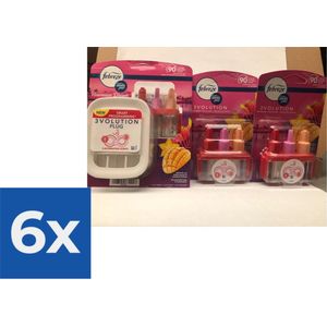 Ambi Pur Electrische Luchtverfrisser 3Volution Starterkit + 3X Navulling Hawaiian Dream - Voordeelverpakking 6 stuks