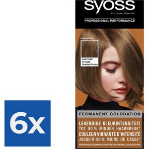 Syoss - Haarverf - 6_66 - Roasted Pecan - 115ml x 6