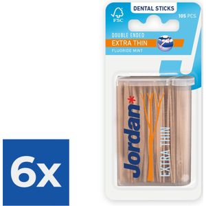 Jordan - Dental Sticks Extra Thin - Voordeelverpakking - 140 Stuks