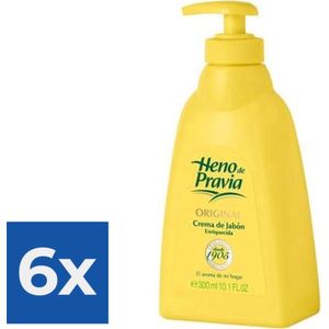 Handzeep met dispenser Original Heno De Pravia (300 ml) - Voordeelverpakking 6 stuks