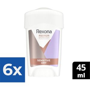 Rexona Maximum Protection - Deodorant - Stick - Sensitive Dry - 45ml x 6