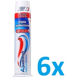 Aquafresh - Tandpasta - 100ml x 6 - Fresh & Minty - Triple Protection