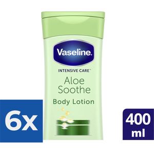 Vaseline Intensive Care Aloe Soothe Bodylotion - 400 ml - Voordeelverpakking 6 stuks