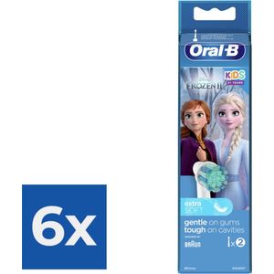 Oral-B Opzetborstels Kids Frozen 2 stuks - Voordeelverpakking 6 stuks