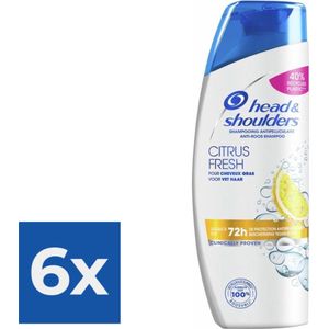 Head & Shoulders Citrus Fresh Shampoo 285 ml - Voordeelverpakking 6 stuks