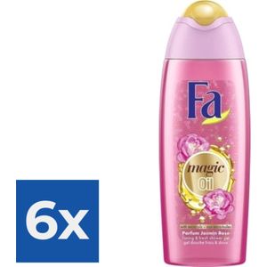Fa Magic Oil Pink Jasmine Shower Gel 250ml - Voordeelverpakking 6 stuks
