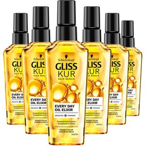 Gliss Kur Every Day Oil Elixir Ultimate Repair - Voordeelverpakking 6 x 75 ml