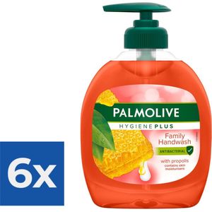 Palmolive Vloeibare Handzeep Hygiene Plus Family 300 ml - Voordeelverpakking 6 stuks