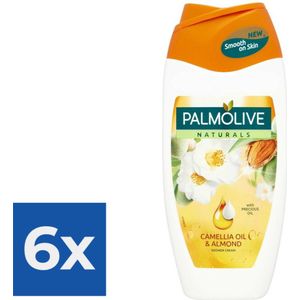 Palmolive Naturals Douchecreme Camelia 250 ml - Voordeelverpakking 6 stuks