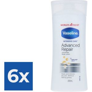 Vaseline Lotion Adv Repair CC 200ML 1 flacon - Voordeelverpakking 6 stuks