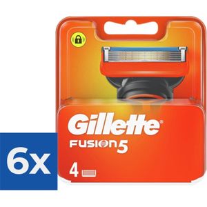 Gillette Fusion 5 - Scheermesjes/Navulmesjes - 4 Stuks - Voordeelverpakking 6 stuks