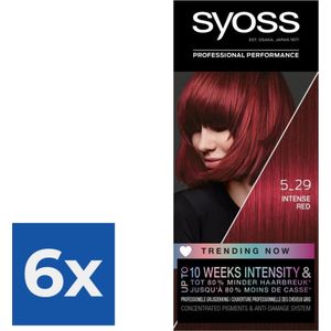 SYOSS Color baseline 5-29 Intense Red - 1 stuk - Voordeelverpakking 6 stuks