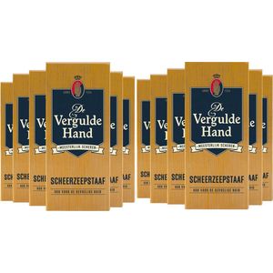 De Vergulde Hand Scheerzeep Staaf - Voordeelverpakking 12 x 75 Gram