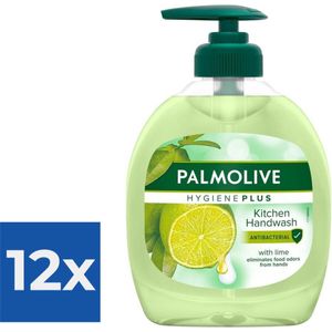 Palmolive Vloeibare Handzeep Hygiëne-Plus Anti Bacterieel Keuken 300 ml - Voordeelverpakking 12 stuks