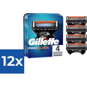 Gillette ProGlide Scheermesjes Voor Mannen - 4 Scheermesjes - Voordeelverpakking 12 stuks