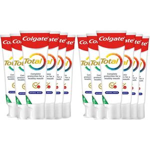 Colgate Total Tandpasta Whitening - Voordeelverpakking 12 x 75 ml