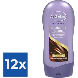 Andrélon Conditioner Brunette Care 300 ml - Voordeelverpakking 12 stuks