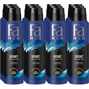 FA Deospray Sport 150 ml - Voordeelverpakking 12 stuks