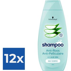 Schwarzkopf Shampoo 400ml Anti Roos - Voordeelverpakking 12 stuks