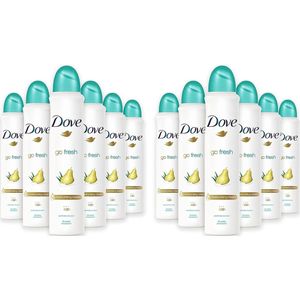 Dove Deo Spray - Go Fresh Peer & Aloe Vera - Voordeelverpakking 12 x 250 ml