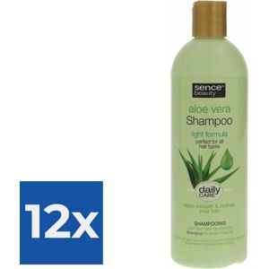 Sence Aloë Vera Shampoo 400 ml - Voordeelverpakking 12 stuks