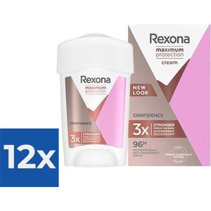 Rexona Maximum Protection - Deodorant - Stick - Confidence - 45ml x 12