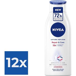 NIVEA Repair & Care - 400 ml - Body Lotion - Voordeelverpakking 12 stuks