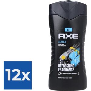 Axe Douchegel Alaska 3in1 250ml - Voordeelverpakking 12 stuks