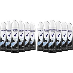 Rexona Deospray - Invisible Aqua 150 ml - Voordeelverpakking 12 stuks
