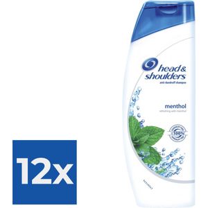Head & Shoulders Menthol Fresh Shampoo 200 ML - Voordeelverpakking 12 stuks