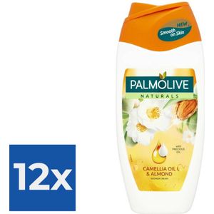 Palmolive Naturals Douchecreme Camelia 250 ml - Voordeelverpakking 12 stuks