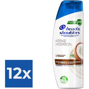 Head & Shoulders Shampoo - Intense Hydration 285ml - Voordeelverpakking 12 stuks
