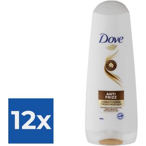 Dove Conditioner - Anti Frizz 200 ml - Voordeelverpakking 12 stuks