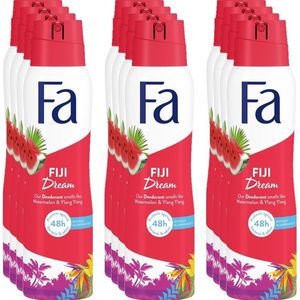 Fa Deospray  Fiji Dream 150 ml - Voordeelverpakking 12 stuks