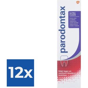 Parodontax - Tandpasta - Ultra Clean - 75ml x 12