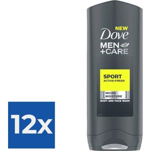 Dove Men+Care Douchegel Sport Active Fresh 250 ml - Voordeelverpakking 12 stuks