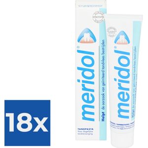 Meridol Tandpasta voor Dagelijkse Tandverzorging 75 ml - Voordeelverpakking 18 stuks