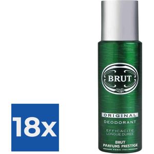 Brut Deo Spray Original - Voordeelverpakking 18 x 200 Ml