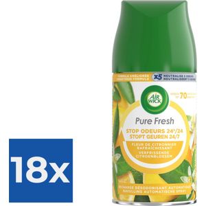 Air Wick - Luchtverfrisser - Navulling - Citroenbloesem - 250ml x 18