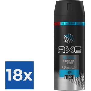 Axe Deospray - Ice Chill 150 ml - Voordeelverpakking 18 stuks