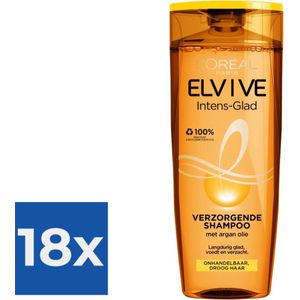 L’Oréal Paris Elvive Intens Glad Shampoo - 250 ml - Voordeelverpakking 18 stuks