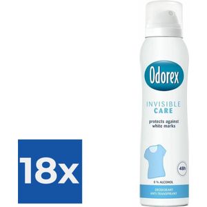 Odorex Deospray - Invisible Care 150 ml - Voordeelverpakking 18 stuks