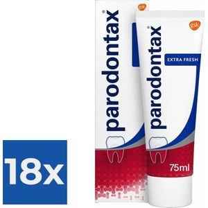 Parodontax Tandpasta Extra Fresh 75 ml - Voordeelverpakking 18 stuks